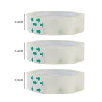 1-10Rolls Transparent Adhesive Tapes for Gift Wrapping Packing Home Office Use School Stationary Clear Refill Tape 8mm/12mm/18mm