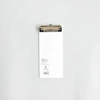 Writing Sheet Pad A4 A5 A6 File Folder Document Folder With Low Profile Gold Clip Writing Clipboard Writing Pad Black White