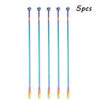 Stainless Steel Cocktail Drink Mixer Bar Stirring Mixing Sticks Muddler Ladle Stirrer Swizzle Sticks Coffee Stirring Sticks