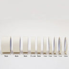 Masking Tape White Color  Sealing Self Adhesive Tape Car Painting Shelter Decoration Paper Tape Waterproof 20m / roll