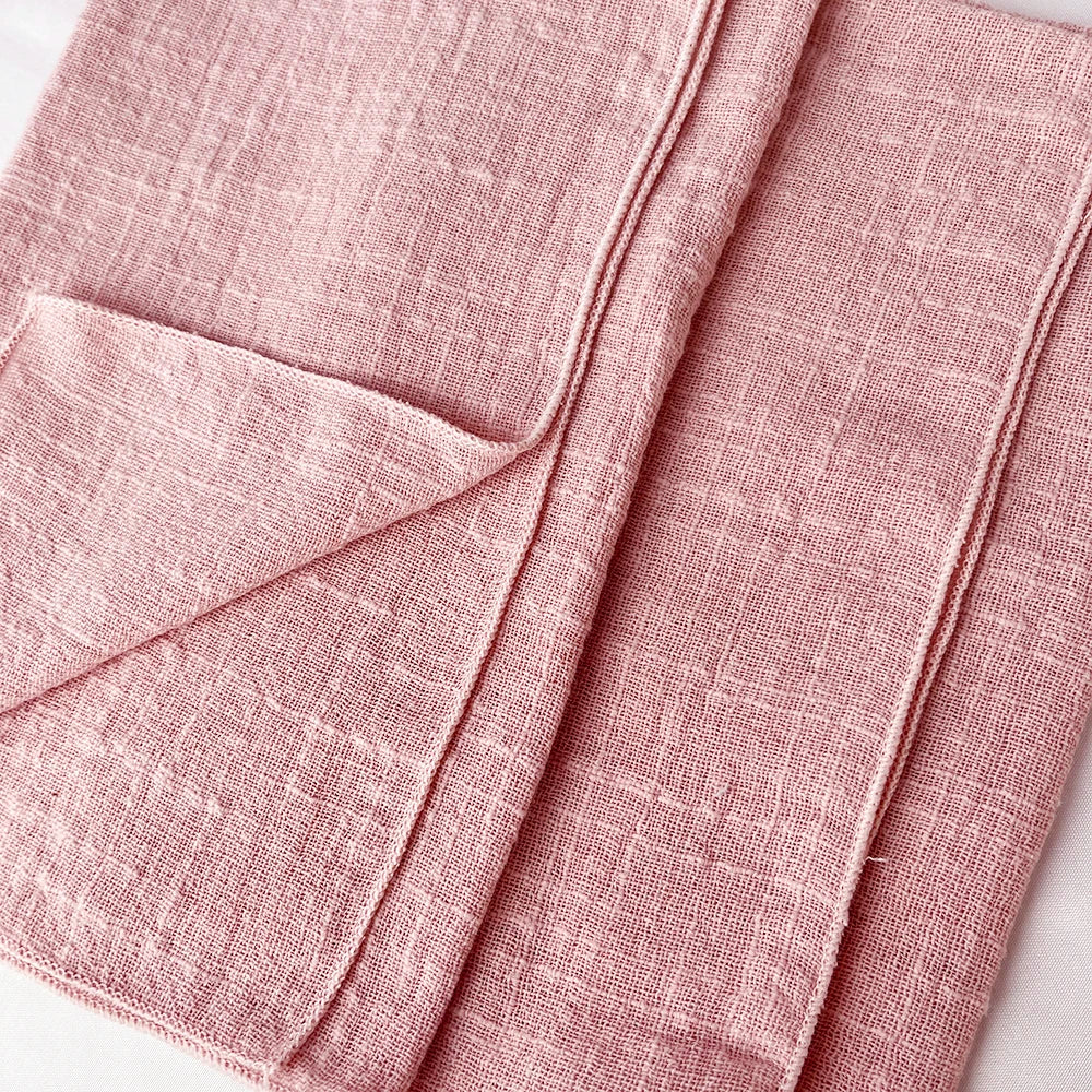 Set of 6 Cotton Cloth Napkins Gauze 30x30cm Fabric for Wedding Decor Everyday Use Dinner Tea Towel Table Village Christmas Napki