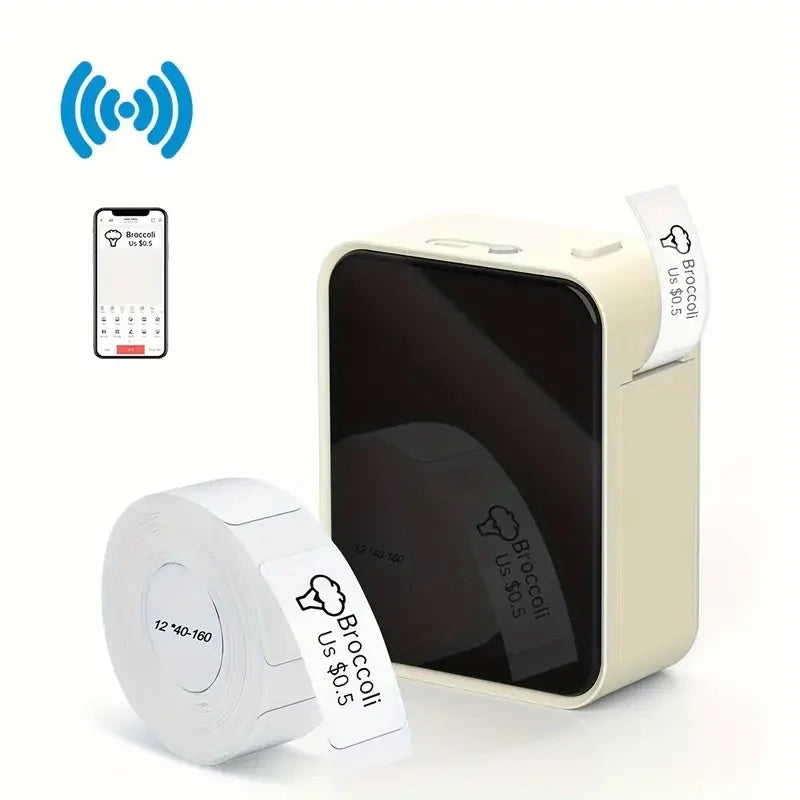 Marklife P15 Wireless Bluetooth Label Printer Portable Thermal Printer Similar as D11 D110 D101 Label Machine Mini Label Maker