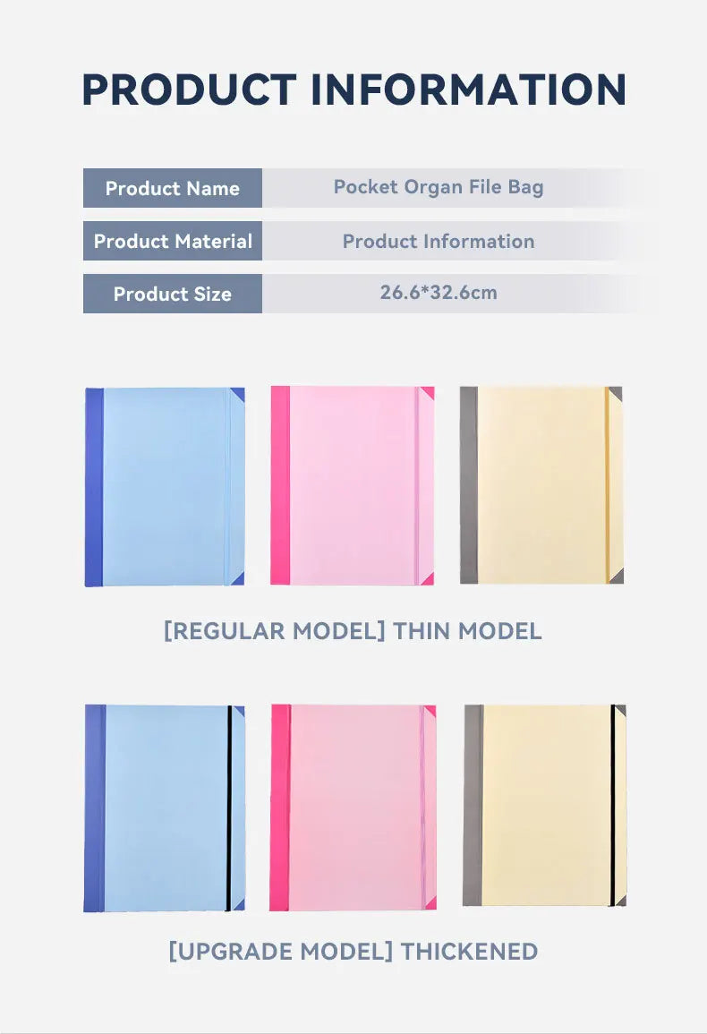 In Case I Go Missing Binder Folio Document Organizer Expanding File Folder Pockets Accordion Document Organizer Pocket Organ