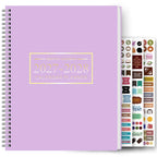 1Pc A4 Monthly Planner and Calendar Book 2 Year Monthly, Large Grid Monthly Organizer with Notes Pages, with 3 Stickers