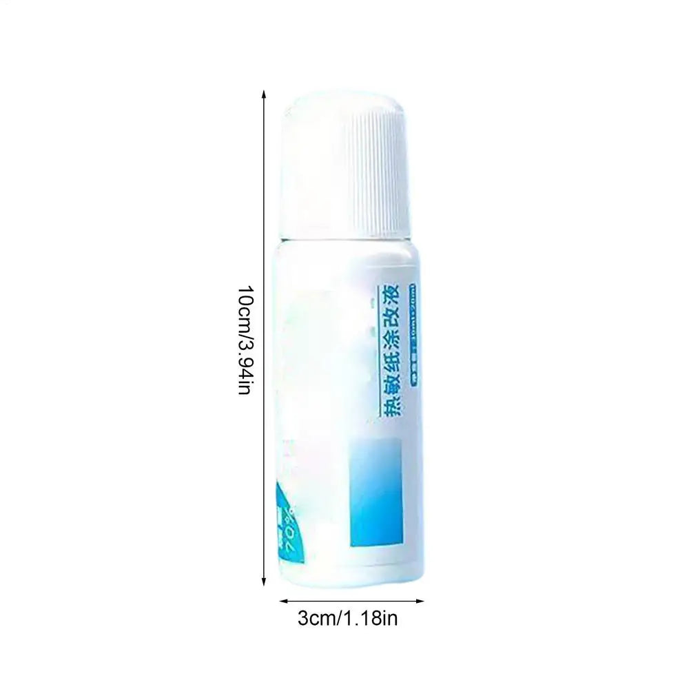 Portable Thermal Paper Correction Fluid Fast-Drying Anti Peep Identity Information ID Info Privacy Protector Quick Eraser Covera