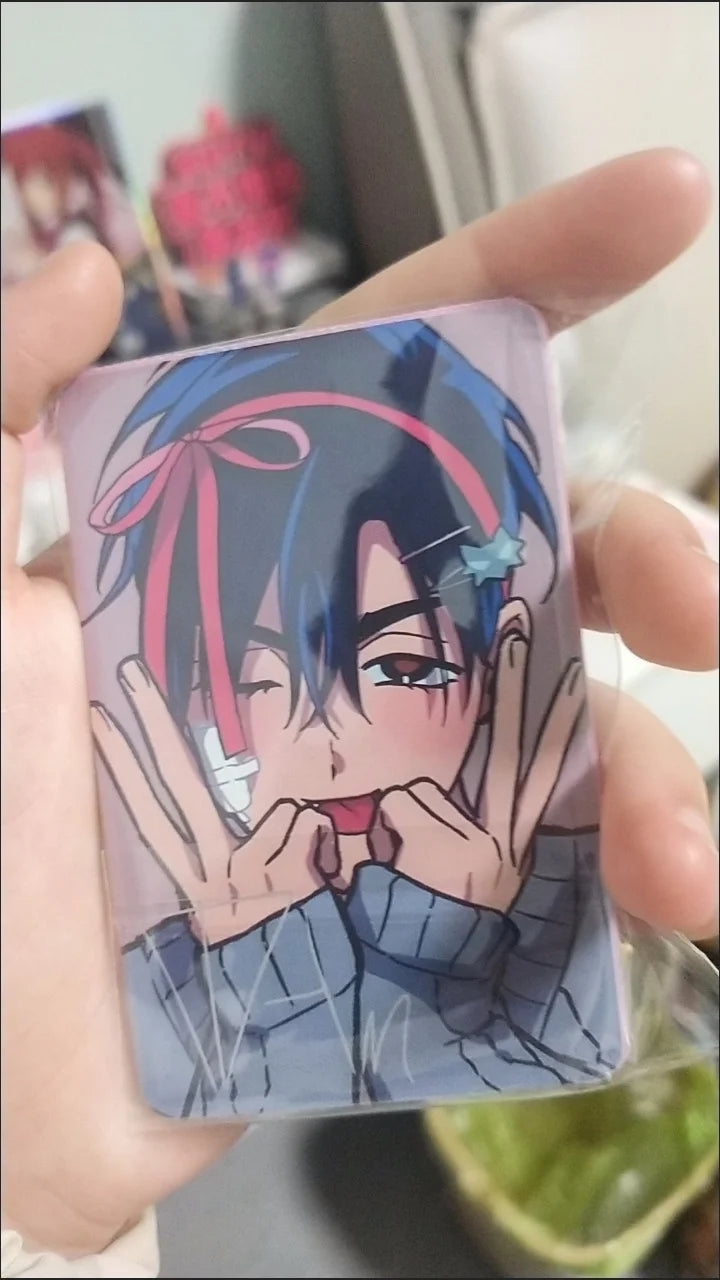 2Pcs/Set 2026 Alien Stage TV Anime Card Ivan Till Cosplay Rounded Corners LOMO Card Postcard Christmas Gifts Girls