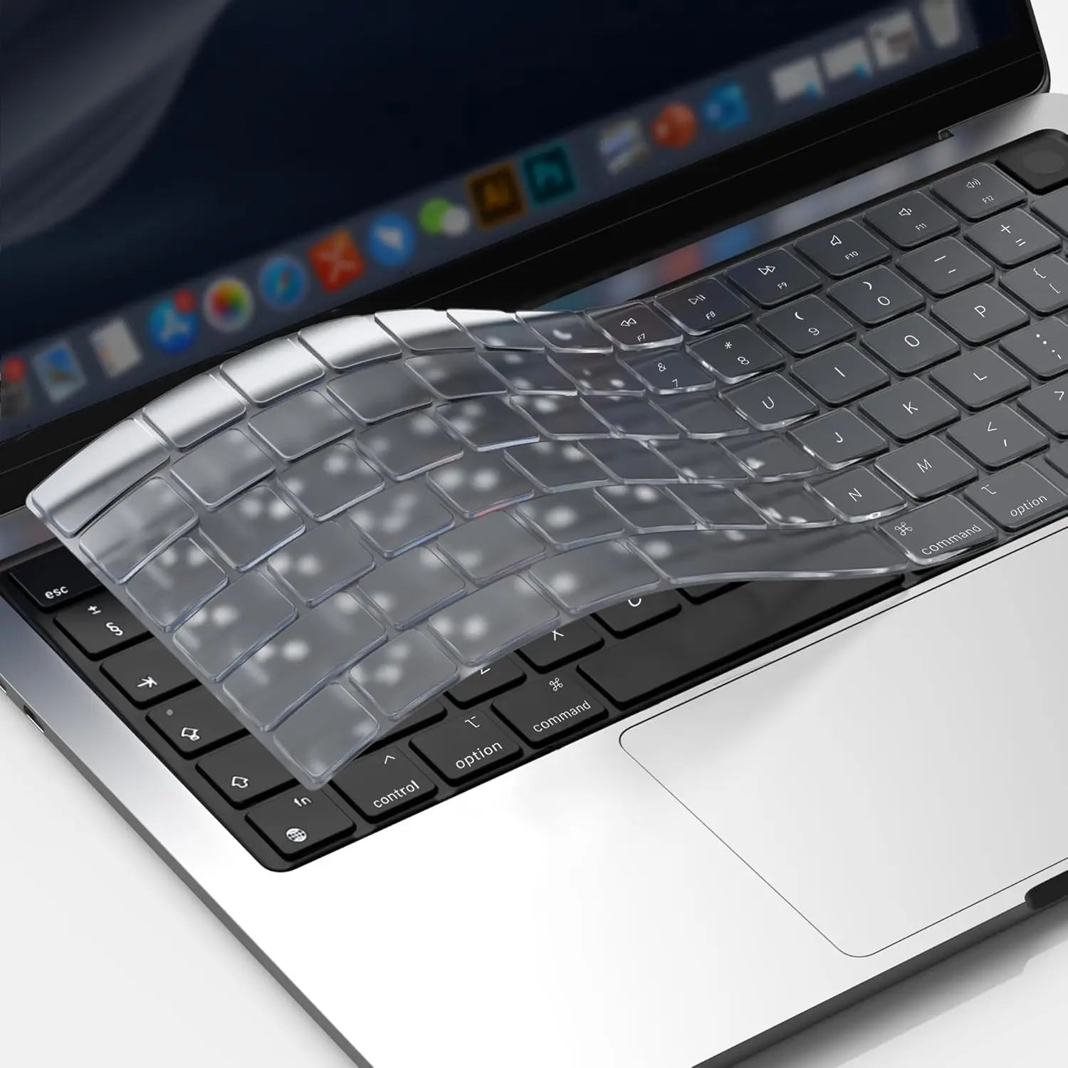 For MacBook Pro 14" M5 2025 Keyboard Cover TPU/Silicone - US & EU Layouts A3434 Pro16 Air15 Air3