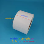 100x100mm Rolls Direct Thermal Label Self Adhesive Paper Waybill Address Thermal Sticker Shipping Label 80x60mm Product Label