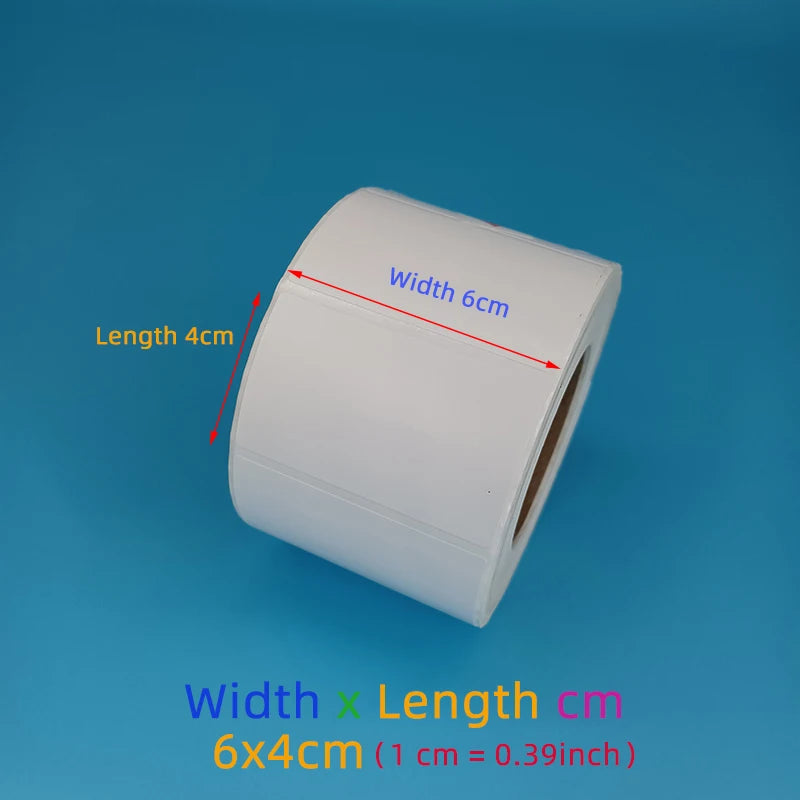 100x100mm Rolls Direct Thermal Label Self Adhesive Paper Waybill Address Thermal Sticker Shipping Label 80x60mm Product Label
