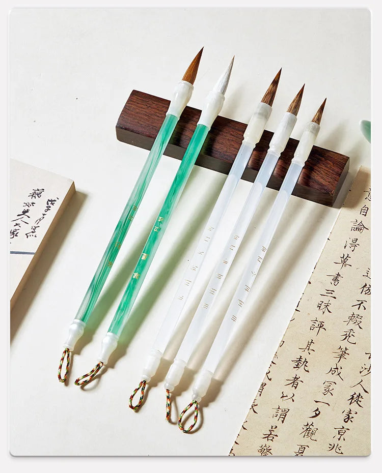 Skinny Gold Writing Special Brush for Beginners To Learn Chinese Painting Professional Practice Small Case Hook Brush