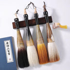 Chinese Calligraphy Brush Oxhorn Pen holder Brush Pen Extra Large Mixed Hair Painting Writing Brushes Art Stationary Supplies