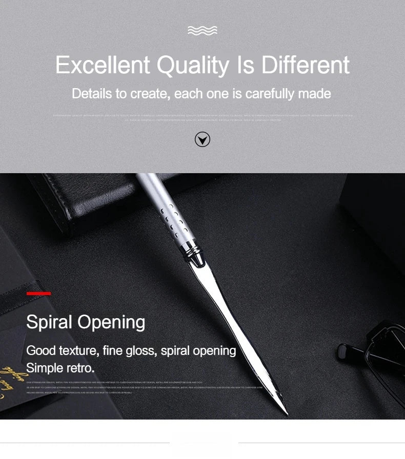 Metal Letter Opener, Envelope Opening Knife, Creative Office Gift Cutting Tool