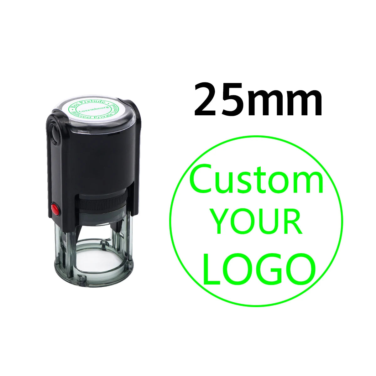 Custom Self-Inking Stamp With Your Own Logo,Photosensitive Ink / Rubber Stamp,Personalize Your Logo Multiple Ink Color Option