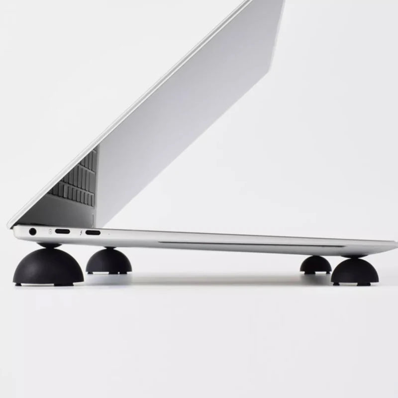 Mini Portable Laptop Cooling Pad Small Invisible Cooler Ball Stand Potable Feet Heightening Bracket Support Holder For Macbook