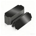 Black Finish Surface Blank Name Badges 30 pcs, perfect for Office Desk Labeling, Durable Scratch Resistant