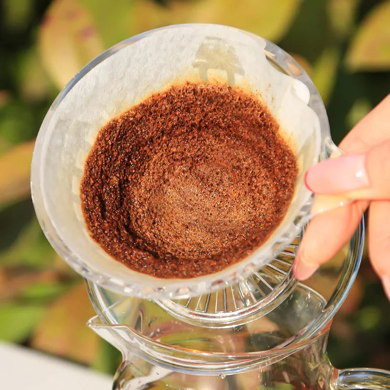 Crystal Eye Dripper 1-4 Cups Glass Slow Brewing Accessories Pour Over Coffee Dripper Reusable Coffee Maker