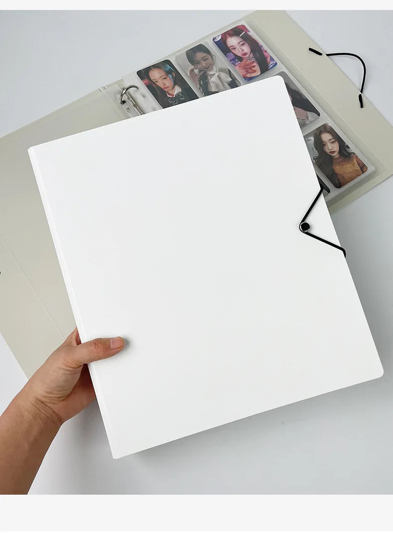 MINKYS Kawaii 5/6/9 Spaces 3 inch Kpop Photo Card Binder Large Capacity Idol Photocard Album Photocards Binder Collect Book