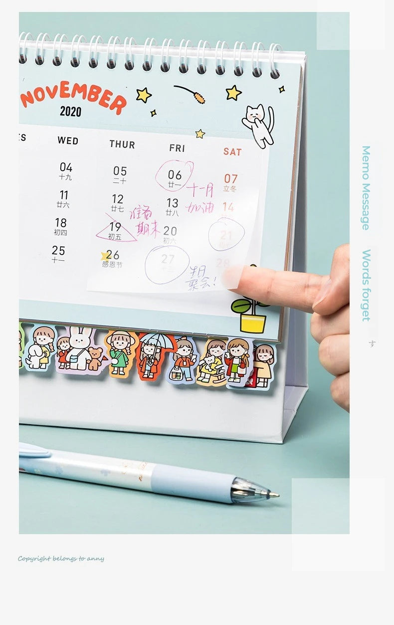 50 Sheets Transparent Sticky Notes Waterproof Message Stickers for Note Books Convenient Reporting & Signature Stickers