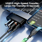 Mini Splitter 4 Ports USB Hub 3.0 Box Rotatable USB Data Transfer Multiple Expander For Computer Laptop MacBook PC Accessories