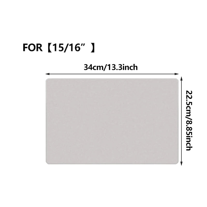 Microfiber Dustproof Cleaning Cloth Notebook Keyboard Protection Cover Laptop Screen Cleaning Cloth For MacBook 13/14/15/16 Inch