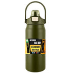 Portable Thermos with Straw 304 Stainless Steel Thermal Mug Tumbler Coffee Cup Sports Vacuum Flasks Cold and Hot Water Bottle