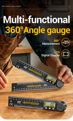 ANENG RC02 Digital Gauge Angle Goniometer Electronic Protractor Smart Inclinometer Angle Woodworking Tool Angle Finde 360°