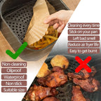 Air Fryer Baking Paper Square Air Fryer Parchment Paper Liners for Ninja/Cosori/Instant Pot 3-12L Airfryer Kitchen Accessories