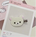 Kawaii Rilakkuma Easy Bear Phone Rope Chain Keyrings Lazybear Doll Keychains Bag Key Pendants Gift