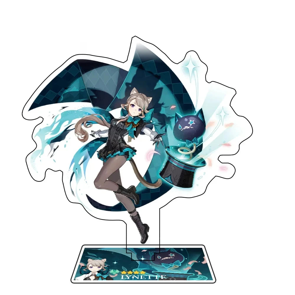 Odette Lohen Flins Durin Mavuika Columbina Xiao Arlecchino Acrylic Anime Model Furina Collect Desktop Decoration Keychains Gift