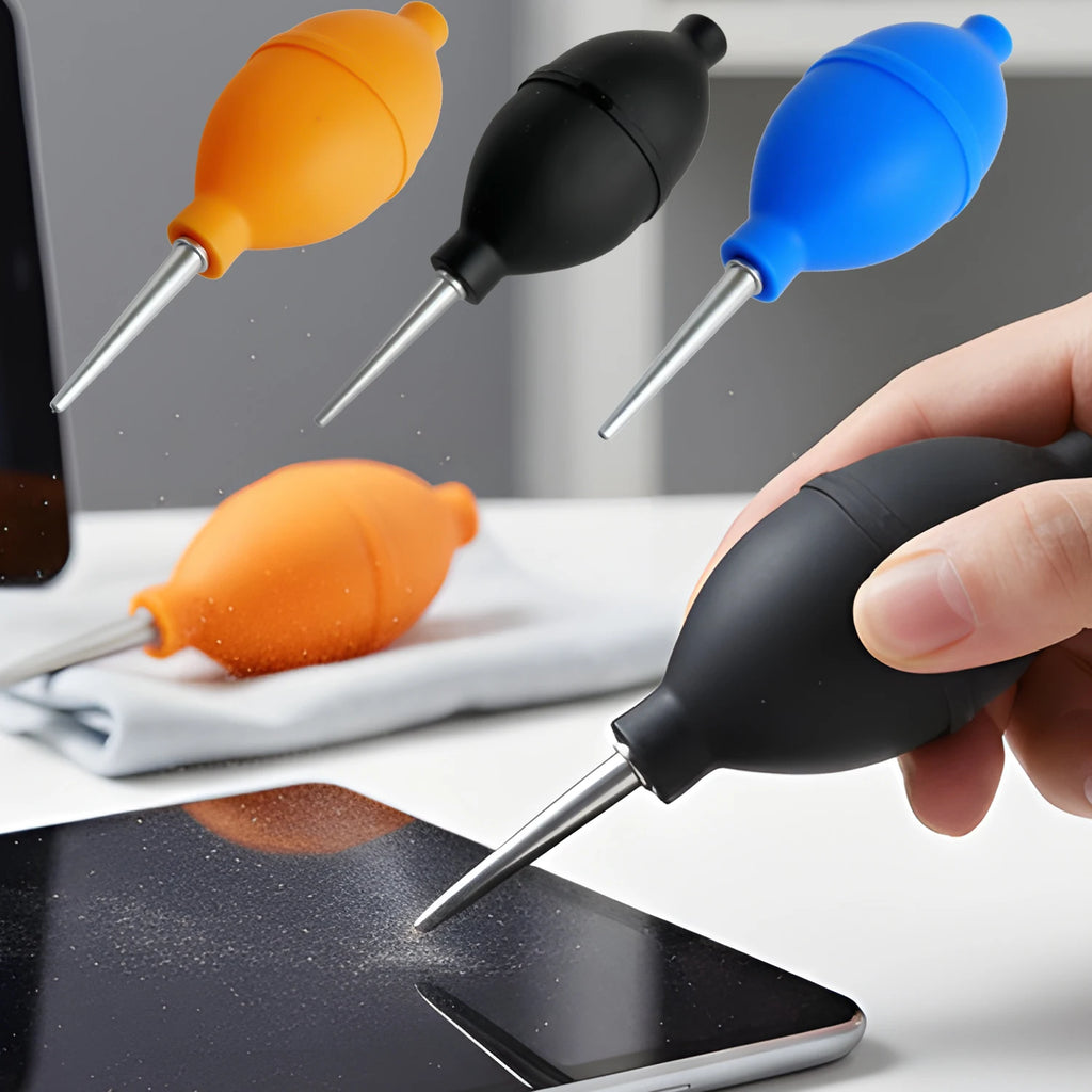 Air Blower Ball Cleaning Pen for Camera Phone Laptop Keyboard Soft Silicone Air Blower Blaster Pump Anti Dust Cleaner Tools