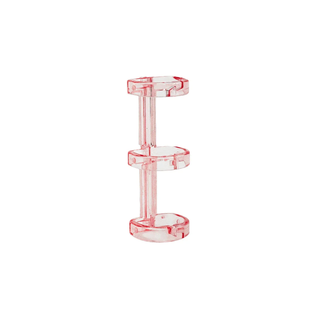 Removable Binder Book Binding Rings Plastic Book Rings Clear Folder Binder Clips Scrapbook Binding Button School Loose Leaf Clip