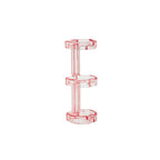 Removable Binder Book Binding Rings Plastic Book Rings Clear Folder Binder Clips Scrapbook Binding Button School Loose Leaf Clip