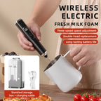 2026 New Electric Milk Frother Egg Beater Wireless Type-C Charging 3 Speeds Mini Handheld Foam Maker Coffee Whisk Cooking Tools