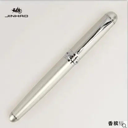 Jinhao X750 Classic Style Silver Clip Metal Fountain Pen 0.5 mm Nib Steel Ink Pens for Gift Office Supplies School Supplies