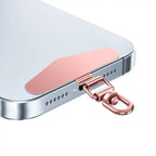 Upgrated 360 Rotatable Steel Phone Tether Tab Metal Patch Gasket Cellphone Lanyard Safety Connecter Piece New