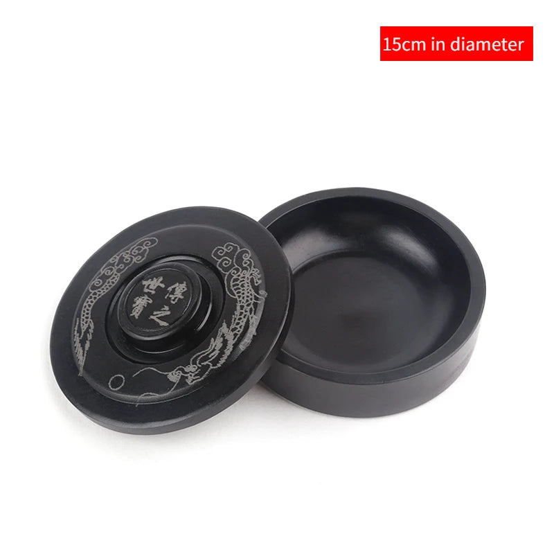 6 Inch 8 inch anhui Handmade Inkstone Water Ripple Ink Stone Natural Inkstone Traditional Painting Calligraphy Special Ink Stone