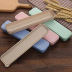 Portable Travel Tableware Eco-friendly Storage Box Case Food Grade Dinnerware Kitchen Fork Spoon Box Kid Cutlery Set Organizer