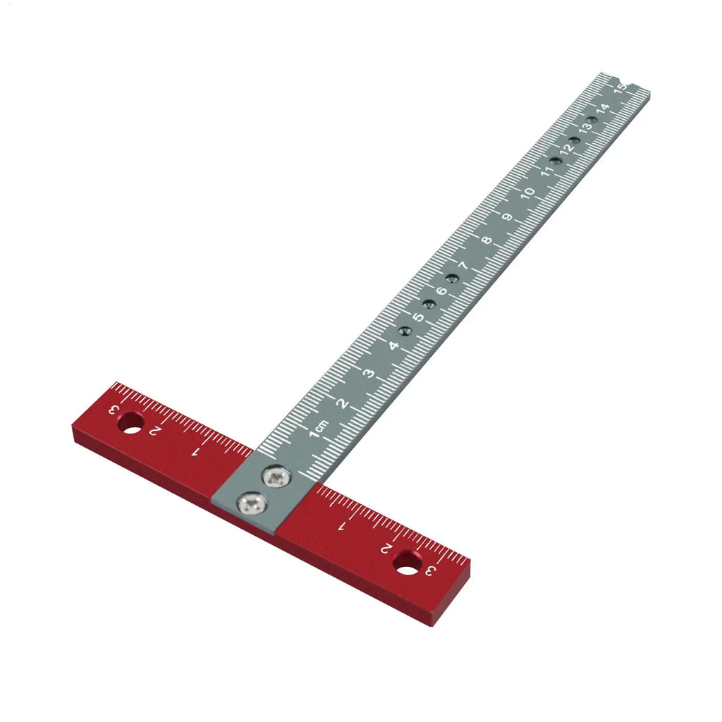 T Square Right Angle T Shape Positioning Marking Ruler Tool Right-Angle Positioning Square for Woodworking Carpentry Industry
