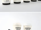 50pcs Thick Double-layer Coffee Paper Cup Disposable 90mm Caliber Hot Drink Leak Proof with Lid Shop Takeaway Paper Cups