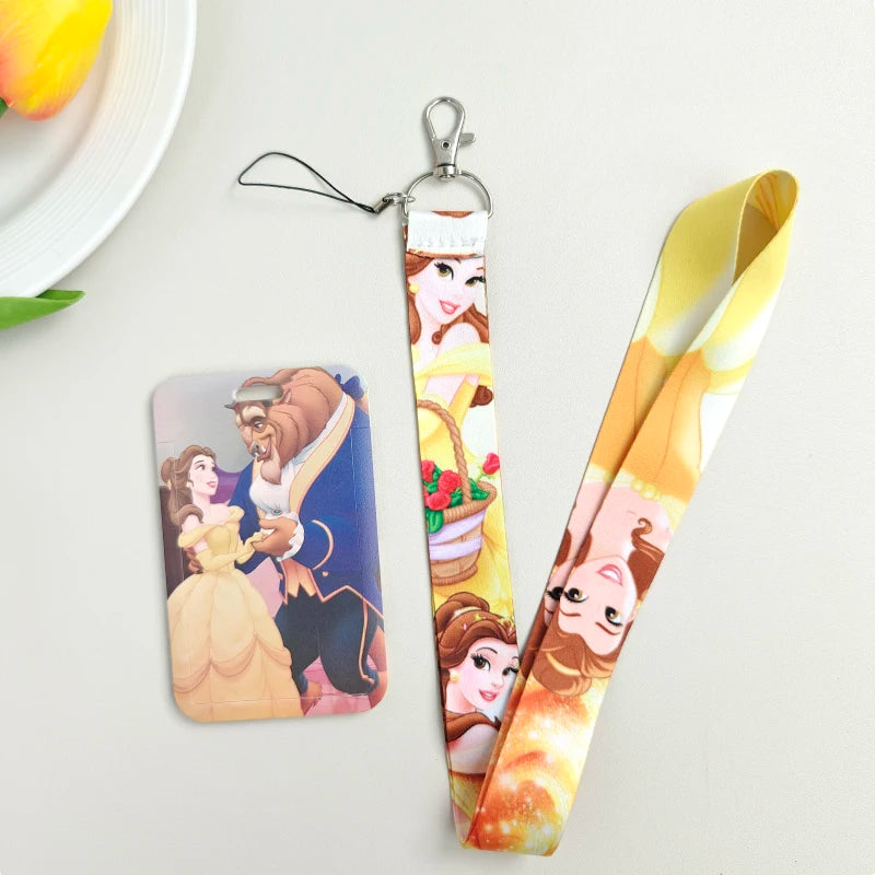 Anime Strap Lanyard for Keys Keychain Badge Holder ID Credit Card Pass Hang Rope Lariat Mobile Phone Charm Accessories