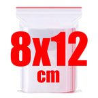 500/100pcs Self Sealed Bags Plastic Storage Bag for Jewelry Food Pills Transparent Zipper Storage Bag Package Pouches Wholesale