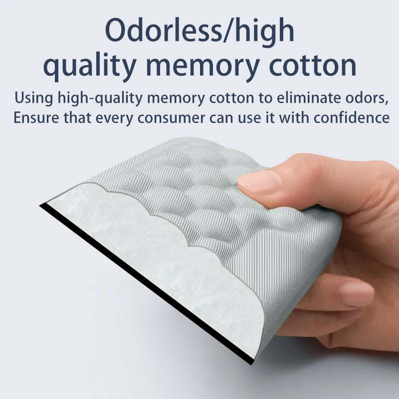 Keyboard Mouse Wrist Protection Rest Pad Ergonomic Office Typing Relax Wrist Memory Foam Mouse Pad PC Computer Laptops Mouse Pad