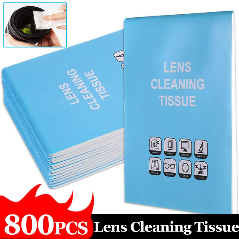 Lens Cleaning Tissue Paper Lens Cleaner Papers Tissue for Microscope Camera Len Glasses Computer Screens Electronic Screens