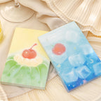 80sheets Summer Dessert Retro Ins Colorful Lead Fruit Painting Message Notes DIY Scrapbook Diary Material Aesthetics Craft Paper