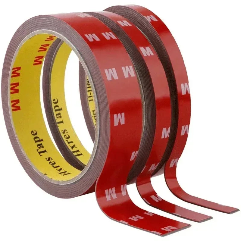 300CM Strong Permanent Double Sided Tape Acrylic Foam Adhesive Waterproof High Temperature Tape Sticker for Car Indoor Decor