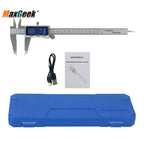 MaxGeek Rechargeable Digital Vernier Caliper with Back Light Function USB-C Charging Measuring Tools 150mm/200mm/300mm