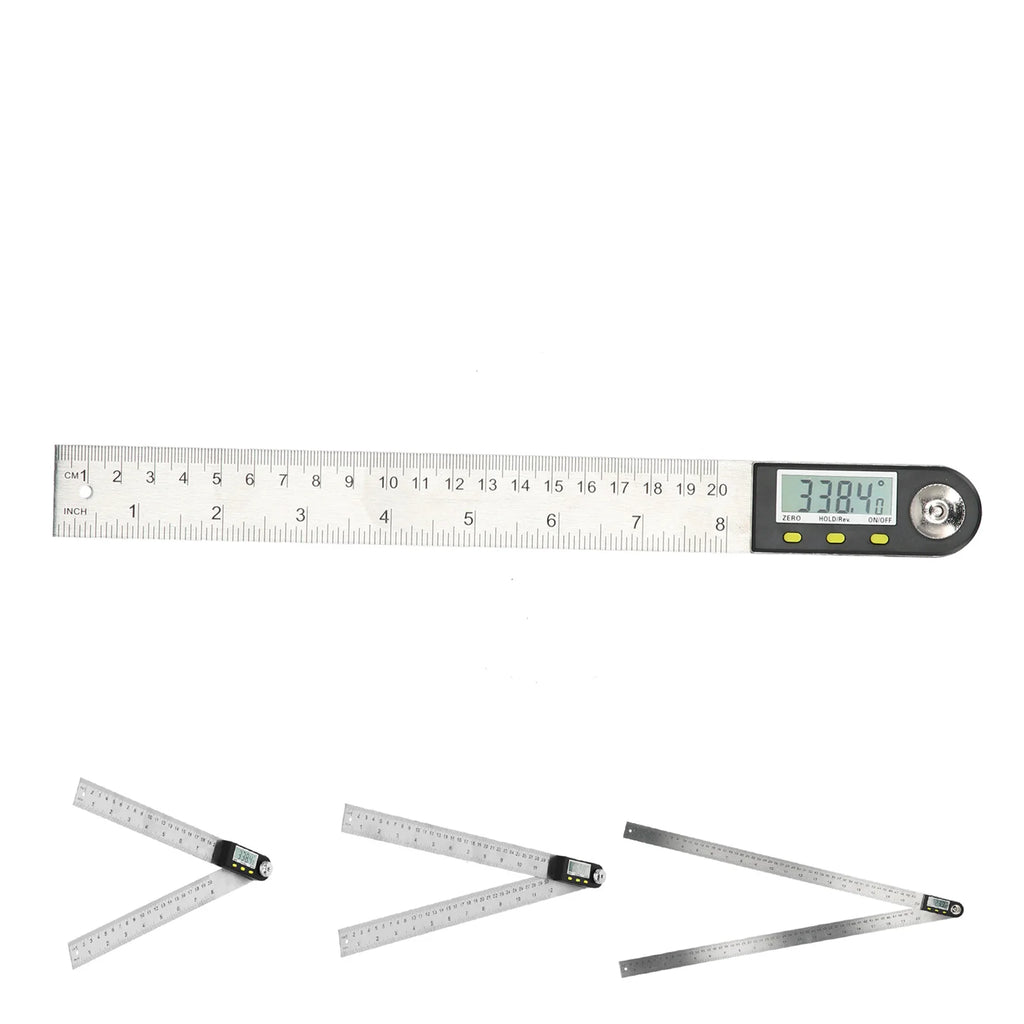 200/300/500mm Digital Protractor Inclinometer Angle Finder Level Measuring Instrument Digital Goniometer Angle Ruler