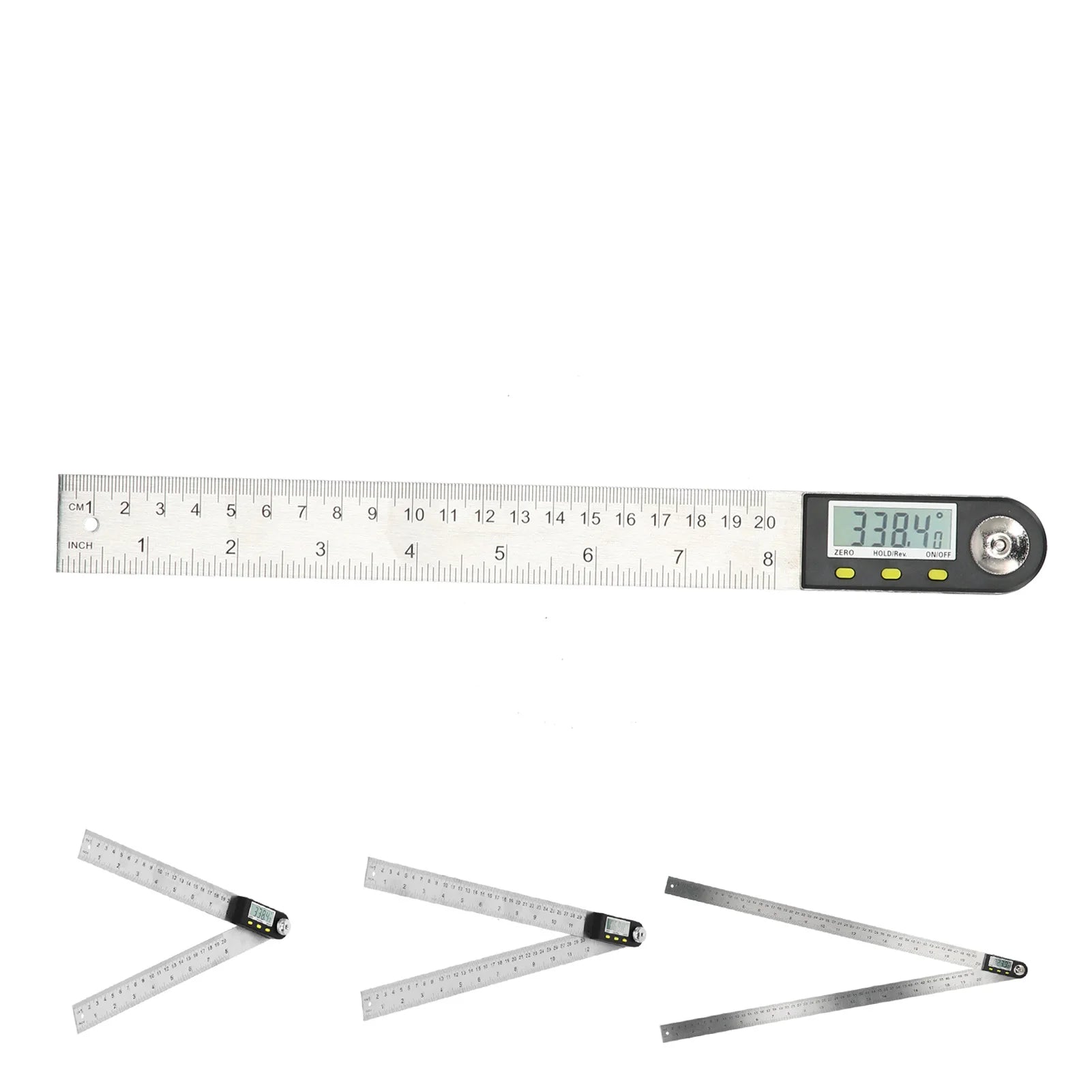 200/300/500mm Digital Protractor Inclinometer Angle Finder Level Measuring Instrument Digital Goniometer Angle Ruler