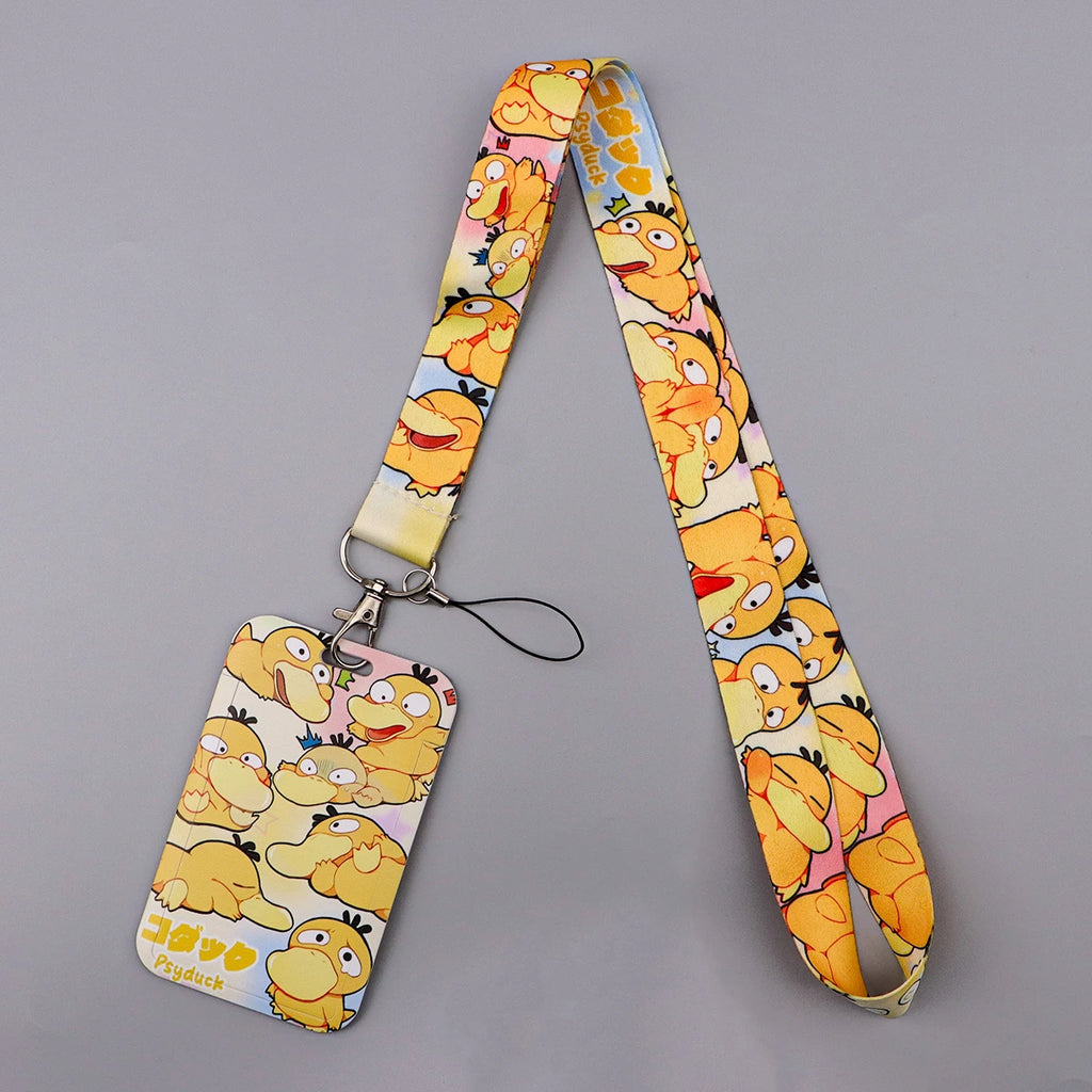 Japanese Anime Monsters Neck Strap Lanyard for Keys Keychain Badge Holder ID Credit Card Pass Mobile Phone Charm Accessories
