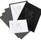 100 Sheets/Lot A4 Copy Carbon Paper Painting Tracing Paper Graphite Painting Reusable Office Accessories Supply Legible Tracing